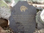 Garden plaque blessing